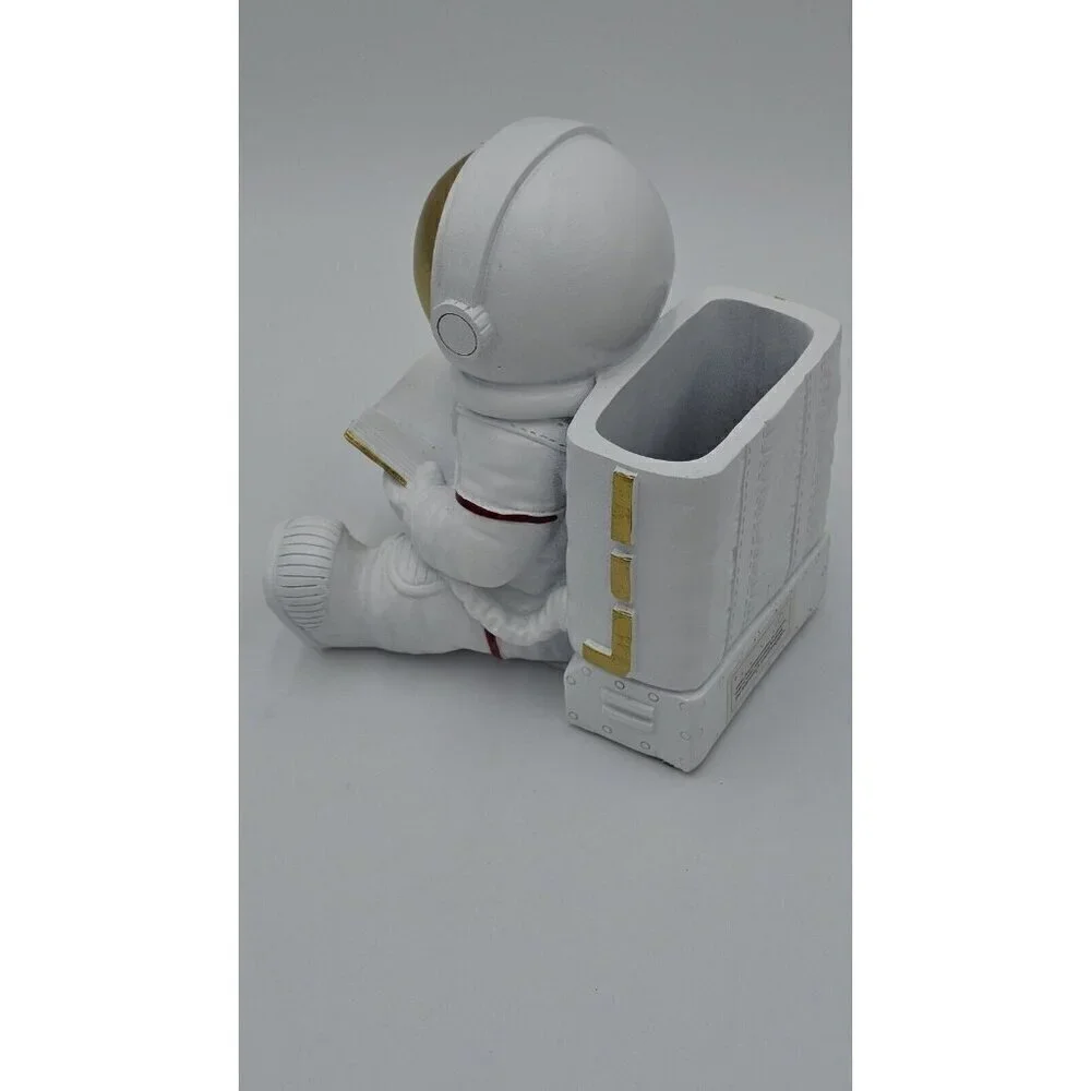 Astronaut Pencil Holder Rotating Globe Tape Dispenser Heavy Duty